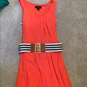 Dress with a belt